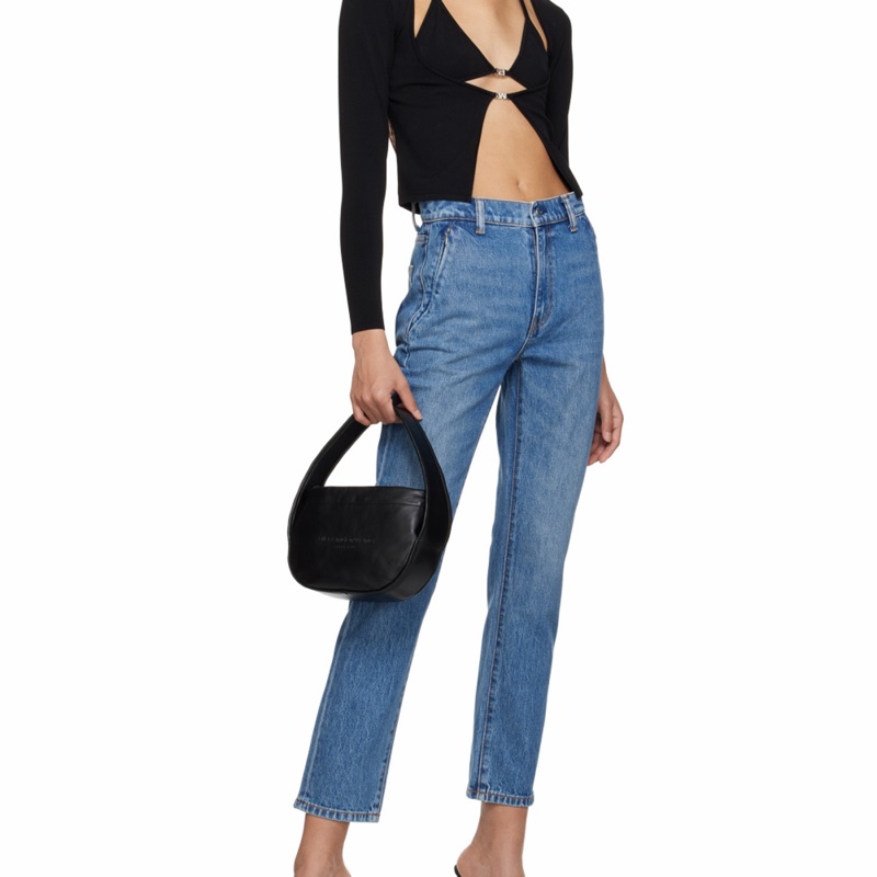 Alexander Wang 女士 徽標小號單肩包均碼碼小號、23 X 6 X 15 CM-4