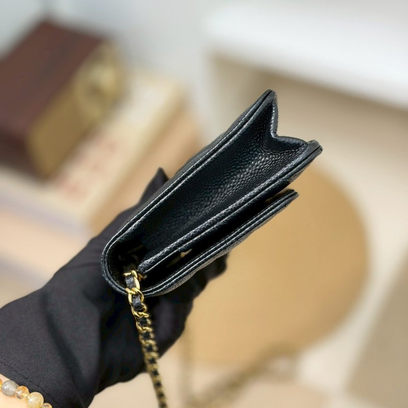 (近全新品況✨✨專櫃破12w)🏷Chanel．Coco Woc 荔枝牛黑金 芯片款-3