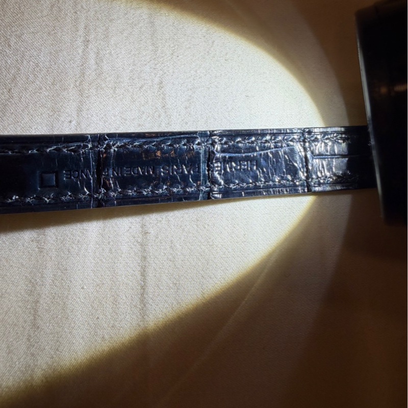 年終獎金犒賞珍愛🉐🧧HERMÈS 愛馬仕 珍貴稀有鱷魚皮Clic 16 □ 最保值經典黑色金扣-38