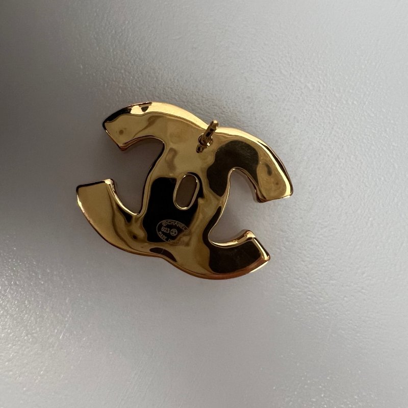 CHANEL 大雙C琥珀耳環 B23/A-2