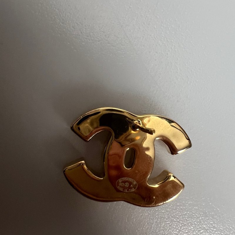 CHANEL 大雙C琥珀耳環 B23/A-3