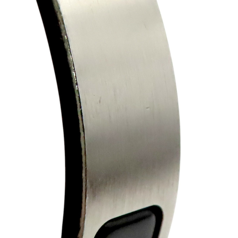 黑色琺瑯 銀色鍍金 Clic HH 手環【HERMES 愛馬仕】 H703203FB01T6-8