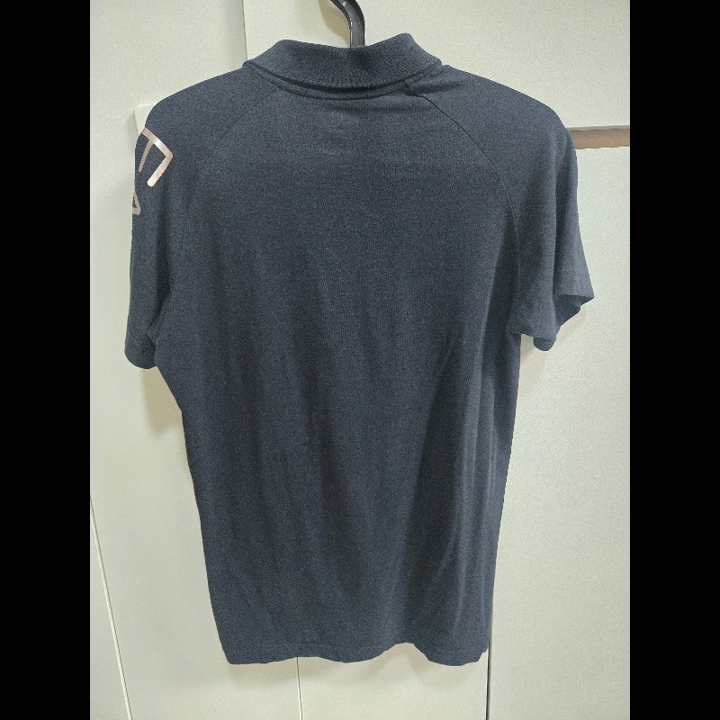 EMPORIO ARMANI 精品修身萊卡短袖POLO上衣-1