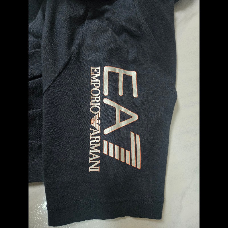 EMPORIO ARMANI 精品修身萊卡短袖POLO上衣-3