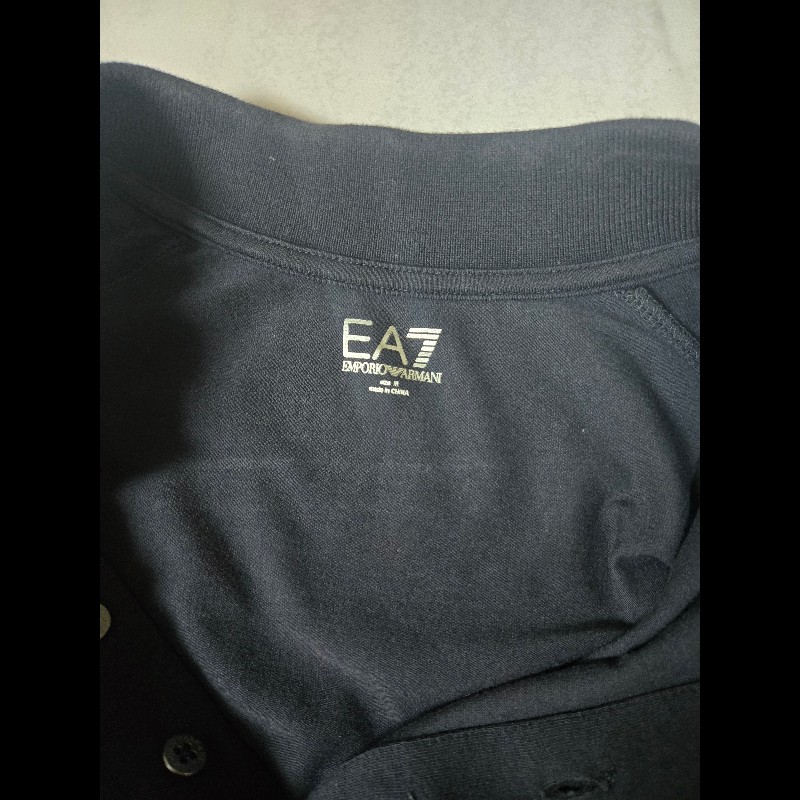 EMPORIO ARMANI 精品修身萊卡短袖POLO上衣-8