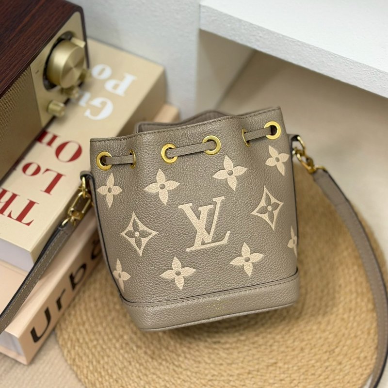 (每次上架都被秒殺!請把握❤️🔥)🏷LV 路易威登.Nano Noe 雙色迷你水桶包 M46291 芯片款-1