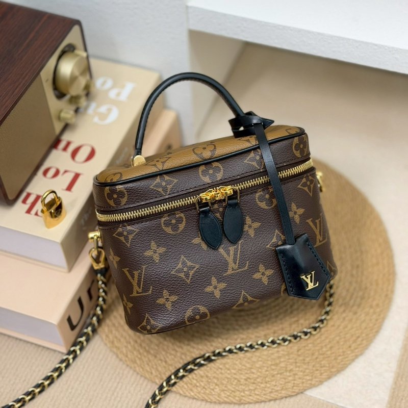 🏷LV 路易威登．Vanity PM 拚色化妝包 M45165-0