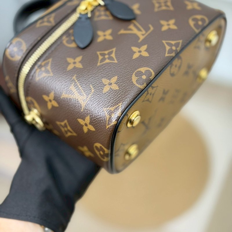 🏷LV 路易威登．Vanity PM 拚色化妝包 M45165-4
