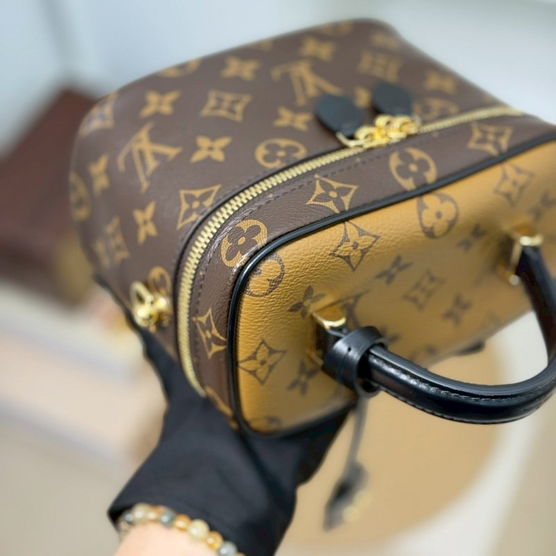 🏷LV 路易威登．Vanity PM 拚色化妝包 M45165-8