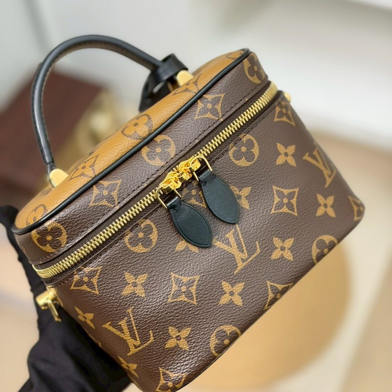 🏷LV 路易威登．Vanity PM 拚色化妝包 M45165-15