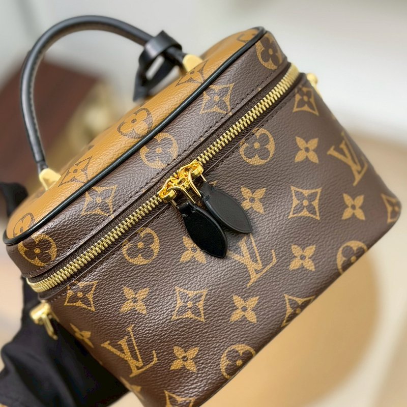 🏷LV 路易威登．Vanity PM 拚色化妝包 M45165-16