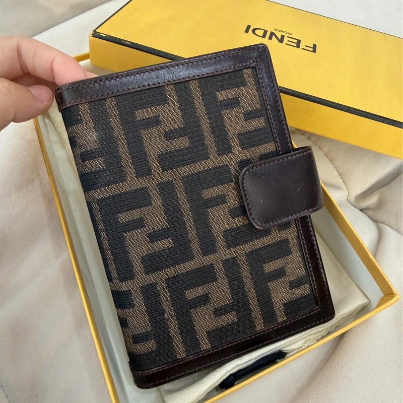 Fendi Zucca 手帳本 有盒子 中古 Vintage-1