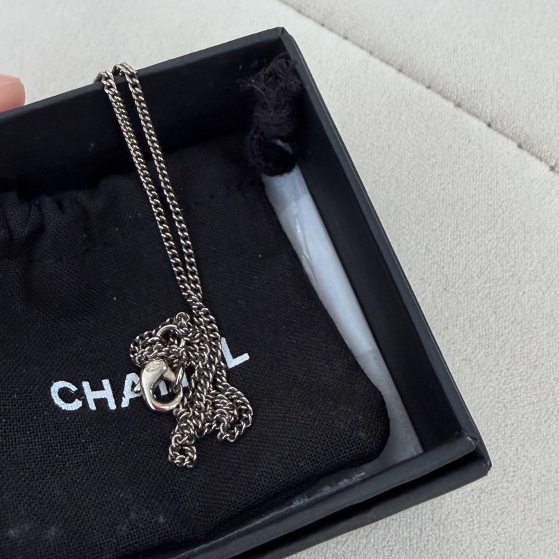 Chanel CC 閃石頸鏈 項鏈 有盒-3