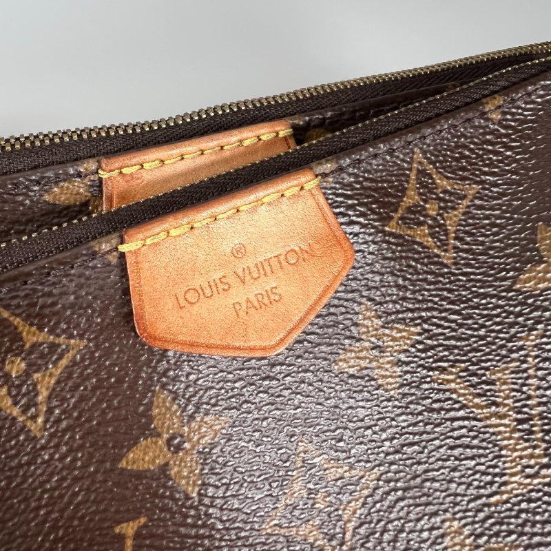 LV M44813 綠背帶老花五合一包-8