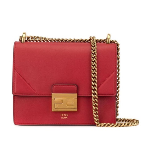 Fendi 女士 Kan U單肩包均碼碼長：19㎝，寬：8.5㎝，高：13㎝