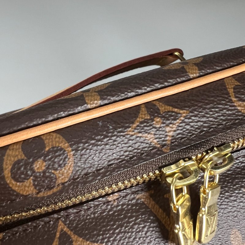 LV M42265/晶片款  老花Nice BB化妝箱-9