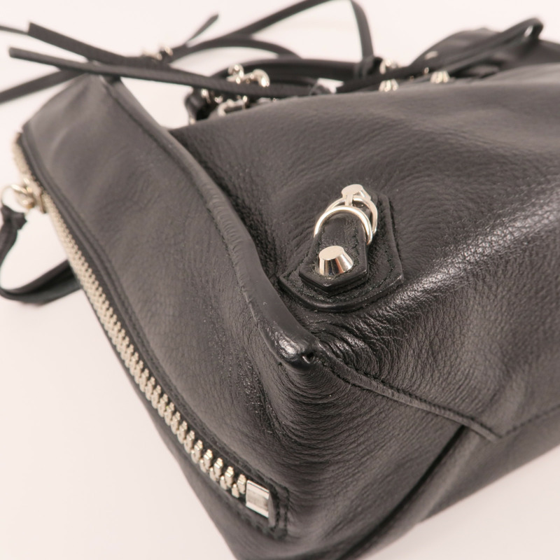 BALENCIAGA 牛皮皮革Papier A6銀扣手挽肩背兩用袋-7