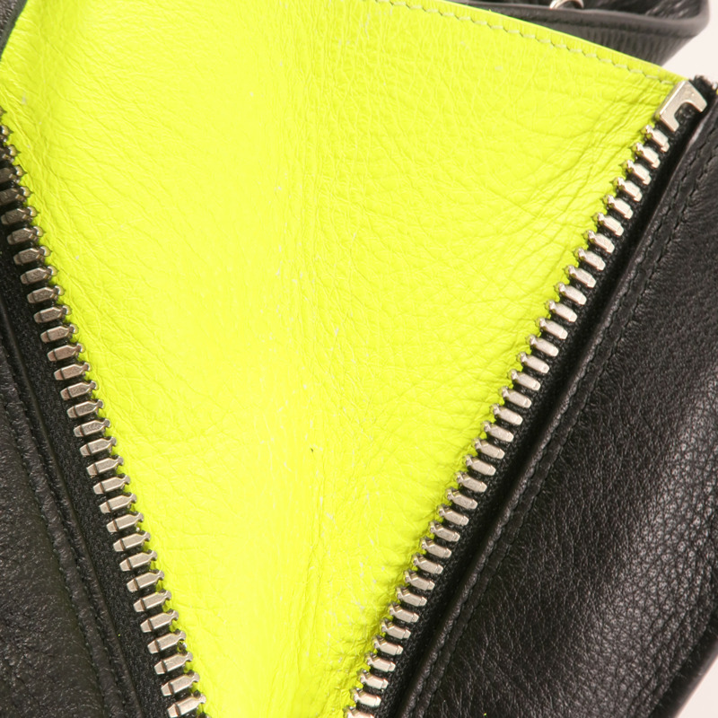 BALENCIAGA 牛皮皮革Papier A6銀扣手挽肩背兩用袋-15