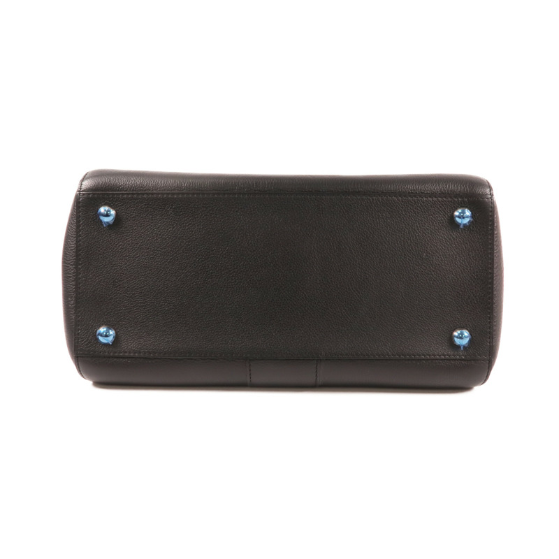 Delvaux 牛皮皮革Brilllant MM銀扣手挽肩背兩用袋-3