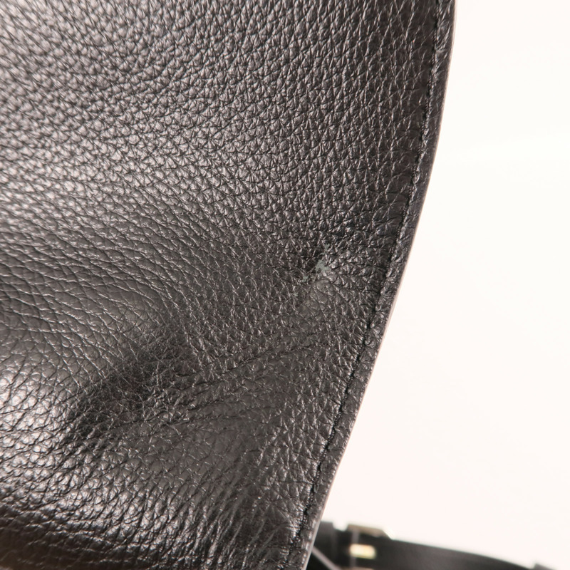 Delvaux 牛皮皮革Brilllant MM銀扣手挽肩背兩用袋-14