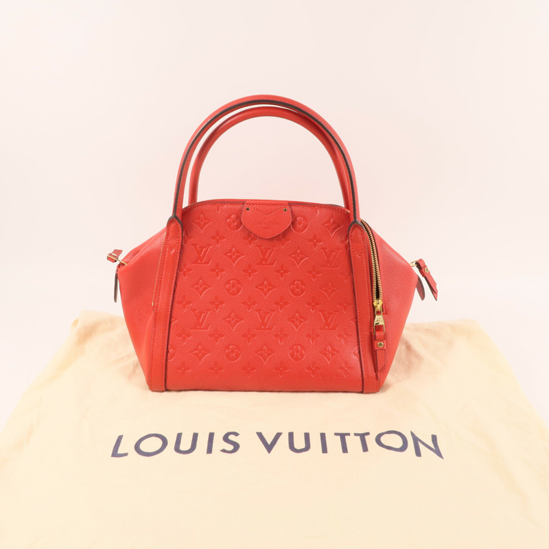LOUIS VUITTON Monogram Empreinte Marais金扣手挽袋-10