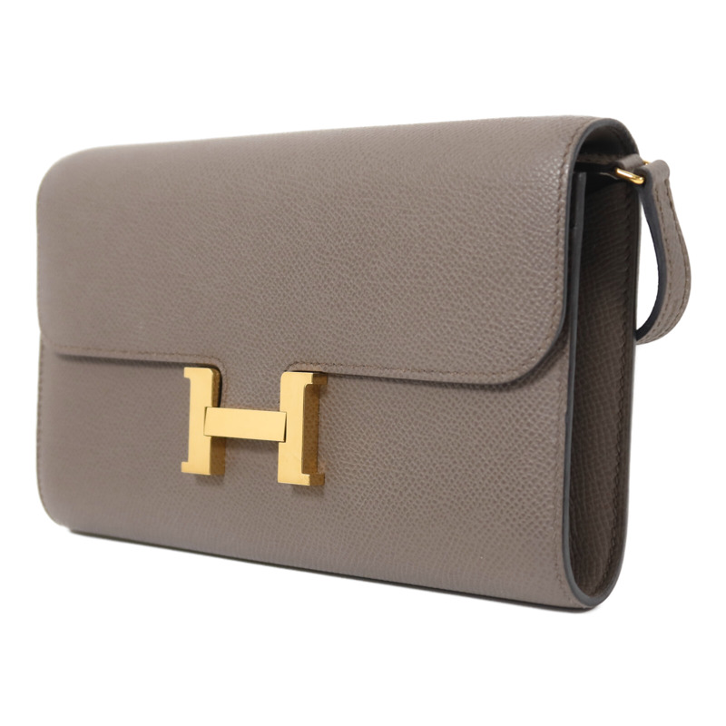 HERMES Clemence皮革Constance To Go金扣肩背袋-2