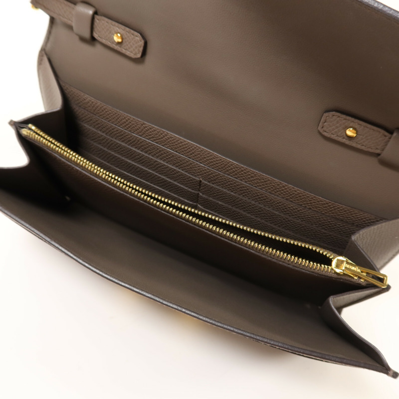 HERMES Clemence皮革Constance To Go金扣肩背袋-4