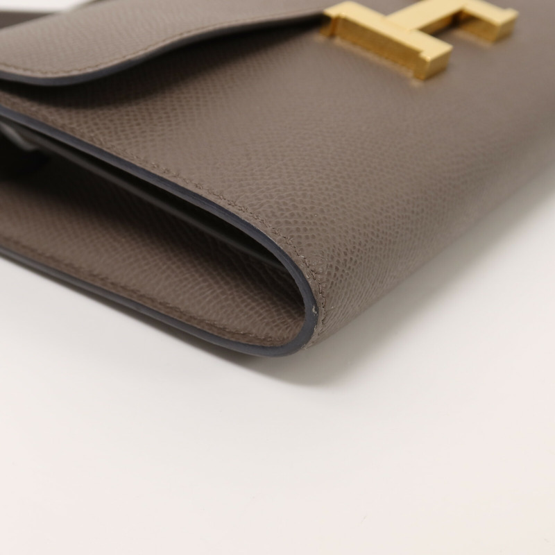 HERMES Clemence皮革Constance To Go金扣肩背袋-9