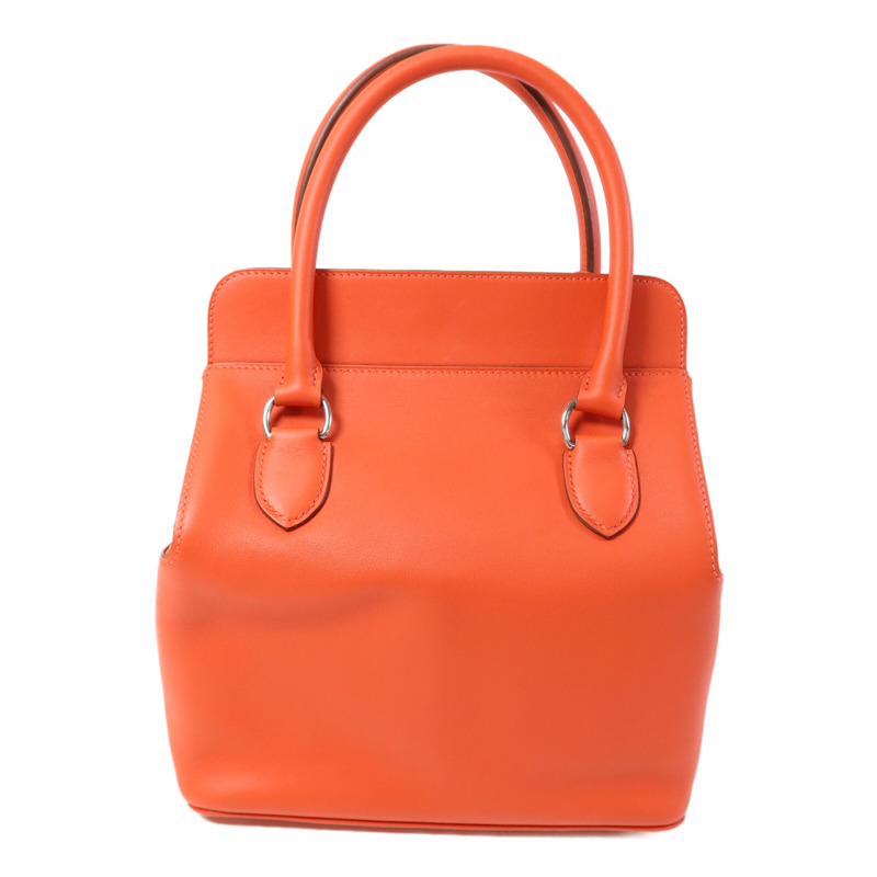 HERMES Swift皮革Tool Box 20銀扣手挽肩背兩用袋-1