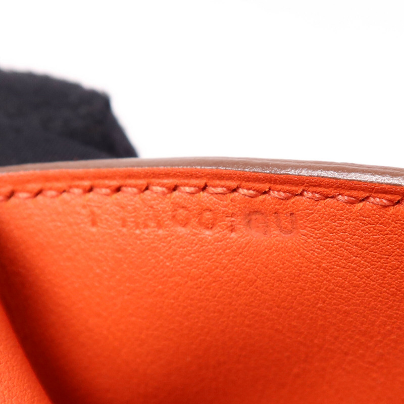 HERMES Swift皮革Tool Box 20銀扣手挽肩背兩用袋-7