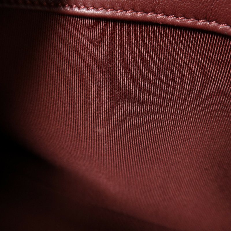 CHANEL 天鵝絨Boy 25銀扣鏈帶肩背袋-16