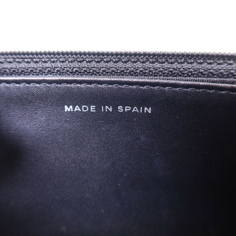 CHANEL 牛皮皮革WOC Wallet On Chain銀扣鏈帶肩背袋-7