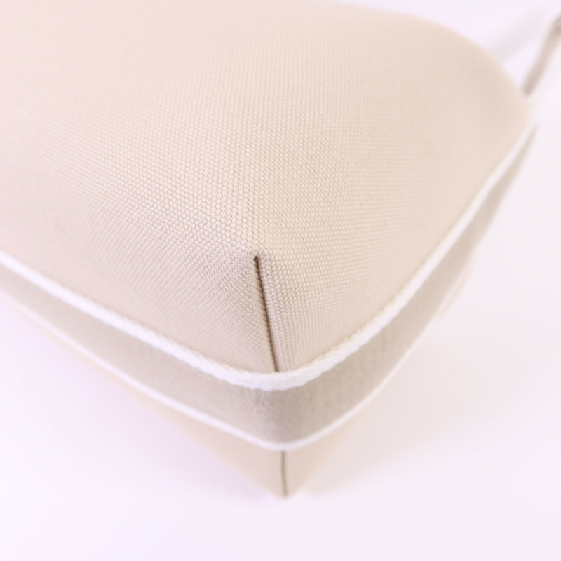 HERMES 帆布Bride a Brac銀扣手挽袋-10