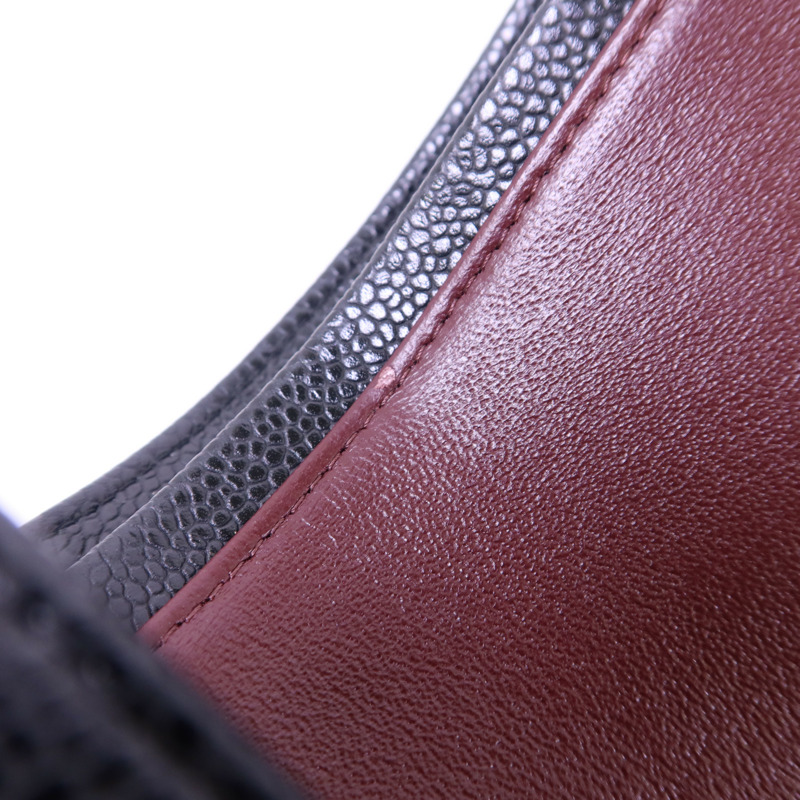 CHANEL 牛皮皮革Large Classic金扣鏈帶肩背袋-19