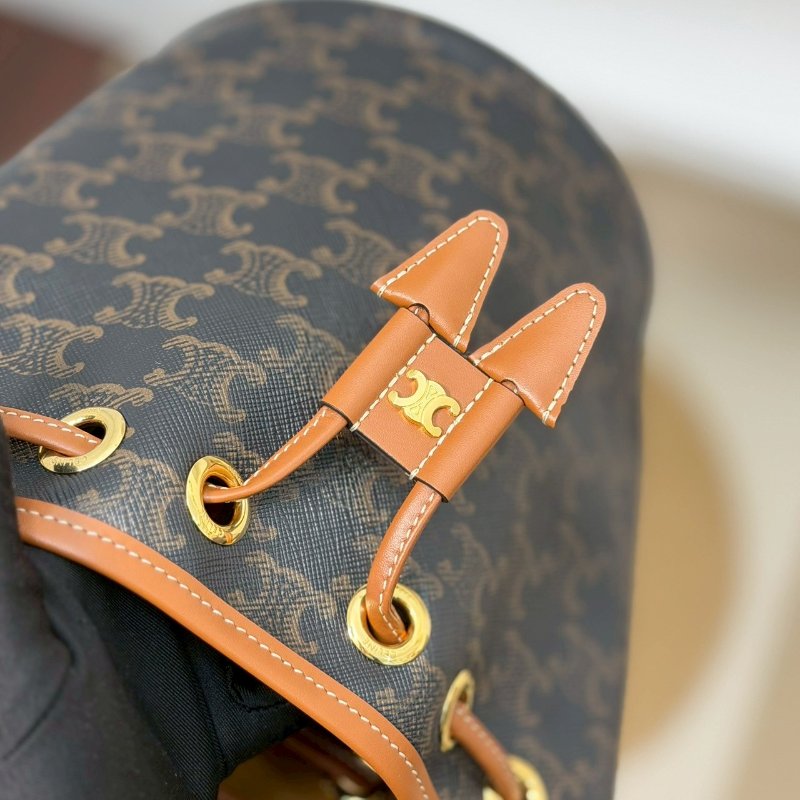 (全新未使用、適合送禮✨)🏷Celine 瑟琳.Teen Clara 老花水桶包-12