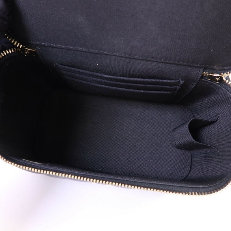 CHANEL 羊皮皮革Vanity Case金扣手挽肩背兩用袋-5