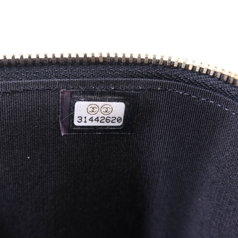 CHANEL 羊皮皮革Vanity Case金扣手挽肩背兩用袋-7