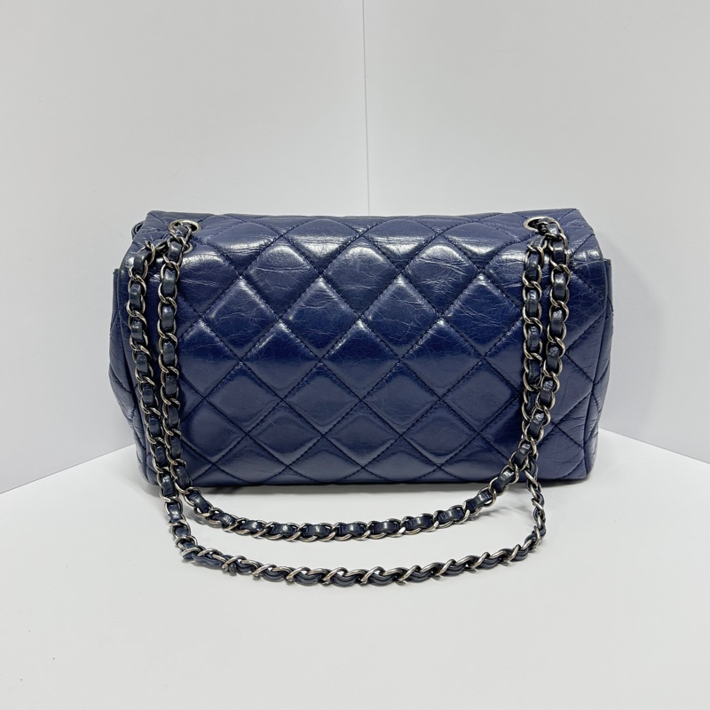 【極新🎁】 Chanel CF 香奈兒 抓皺牛皮 斜背包(專櫃263,300)-10