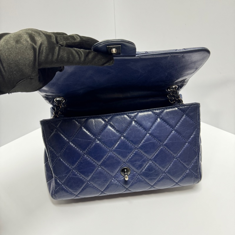 【極新🎁】 Chanel CF 香奈兒 抓皺牛皮 斜背包(專櫃263,300)-20