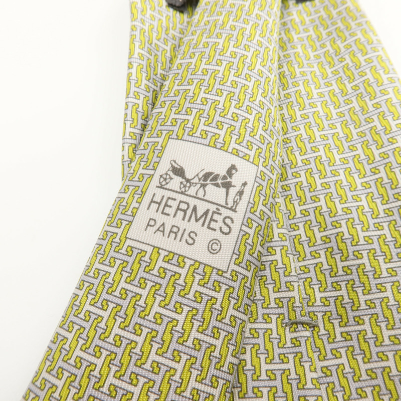 HERMES 絲質Necktie領帶-5