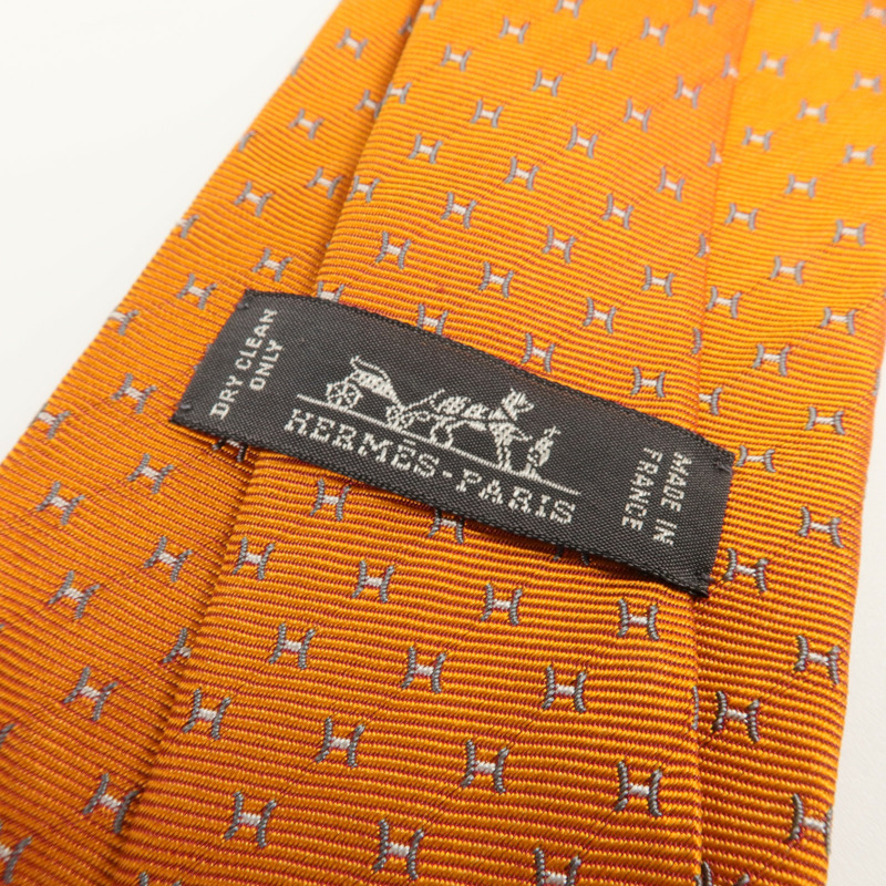 HERMES 絲質Necktie領帶-5