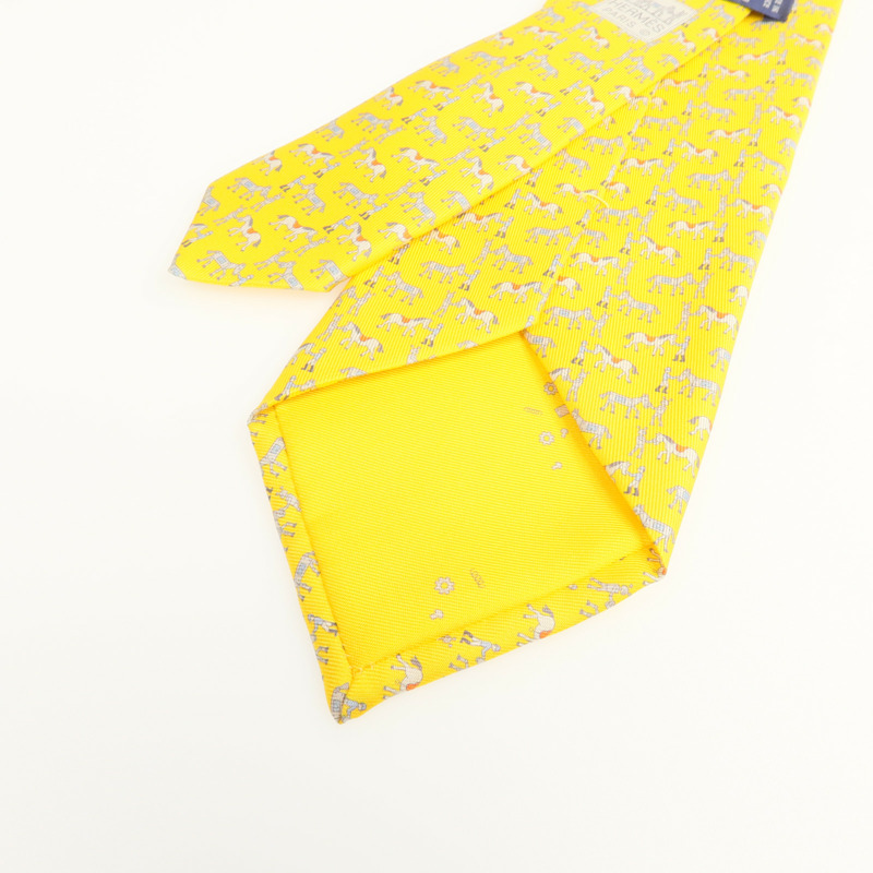 HERMES 絲質Necktie領帶-4