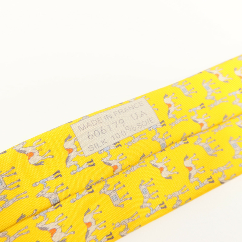 HERMES 絲質Necktie領帶-7