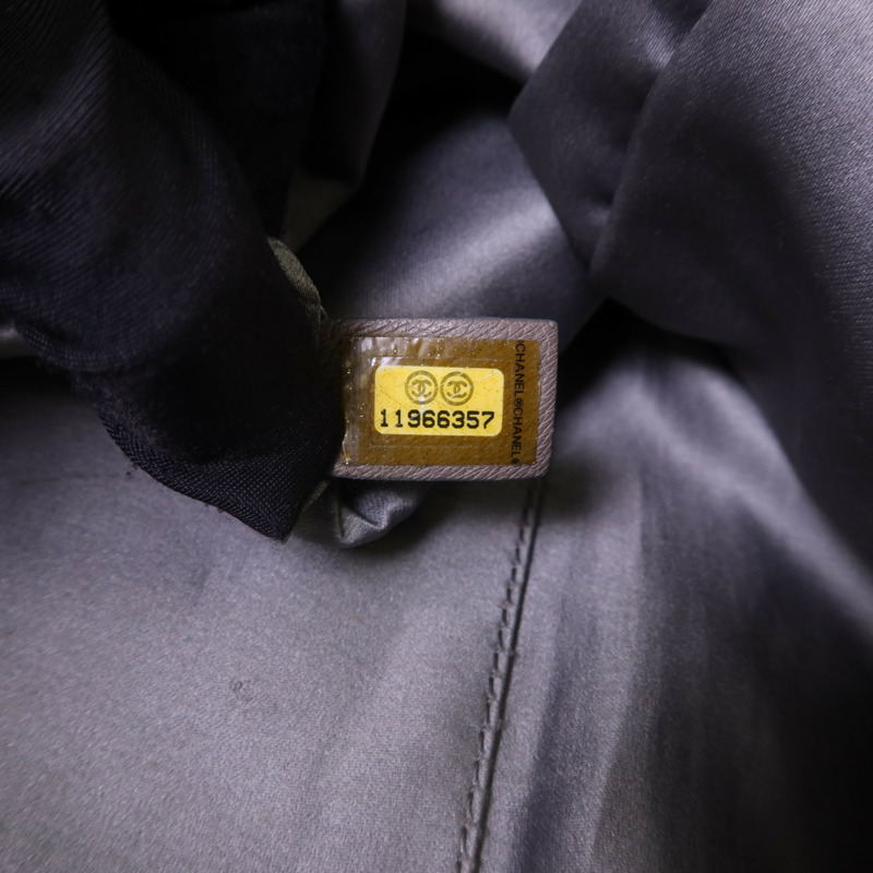 CHANEL 牛皮皮革Modern Chain Rhodoid East West Tote銀扣手挽袋-7