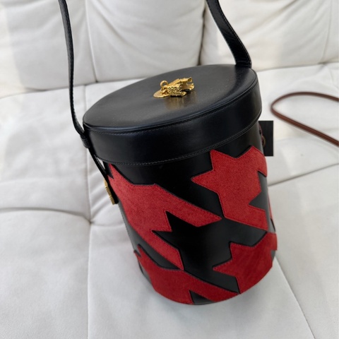 celine千烏格 凱旋門扣 圓筒 單肩包 Vintage 稀有 絕貨