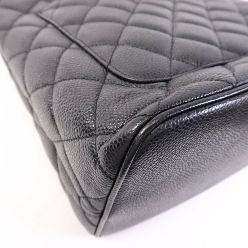 CHANEL 牛皮皮革Shoulder Bag銀扣肩背袋-13