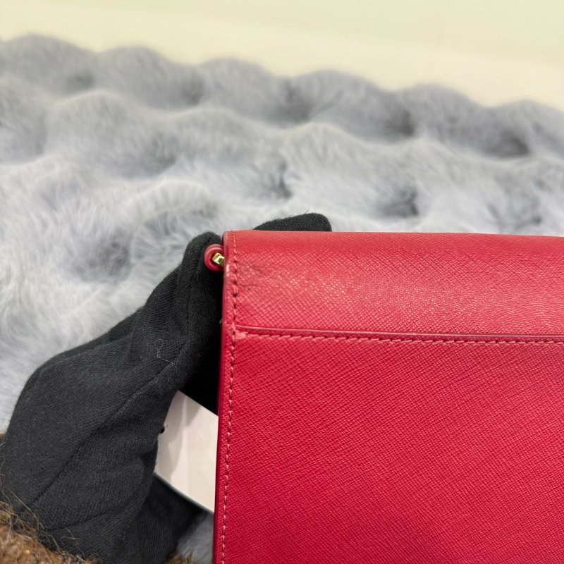 Tory Burch WOC 側背包(紅)-18