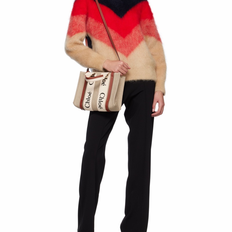 Chloe 女士 小號 woody 單肩包均碼碼小號、26.5cm*8cm*20cm-6