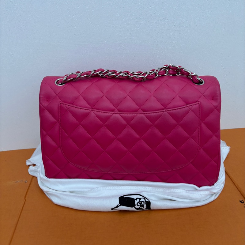 過年前可收到｜Classic Jumbo 30桃粉羊皮｜狀態極新極美-1