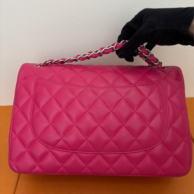 過年前可收到｜Classic Jumbo 30桃粉羊皮｜狀態極新極美-3